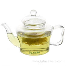 Mouthblown Pyrex Glass Teapot Flowering Tea Set